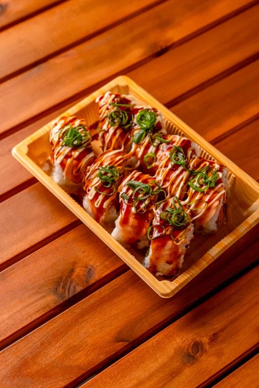 Skinny Sushi aburi sushi