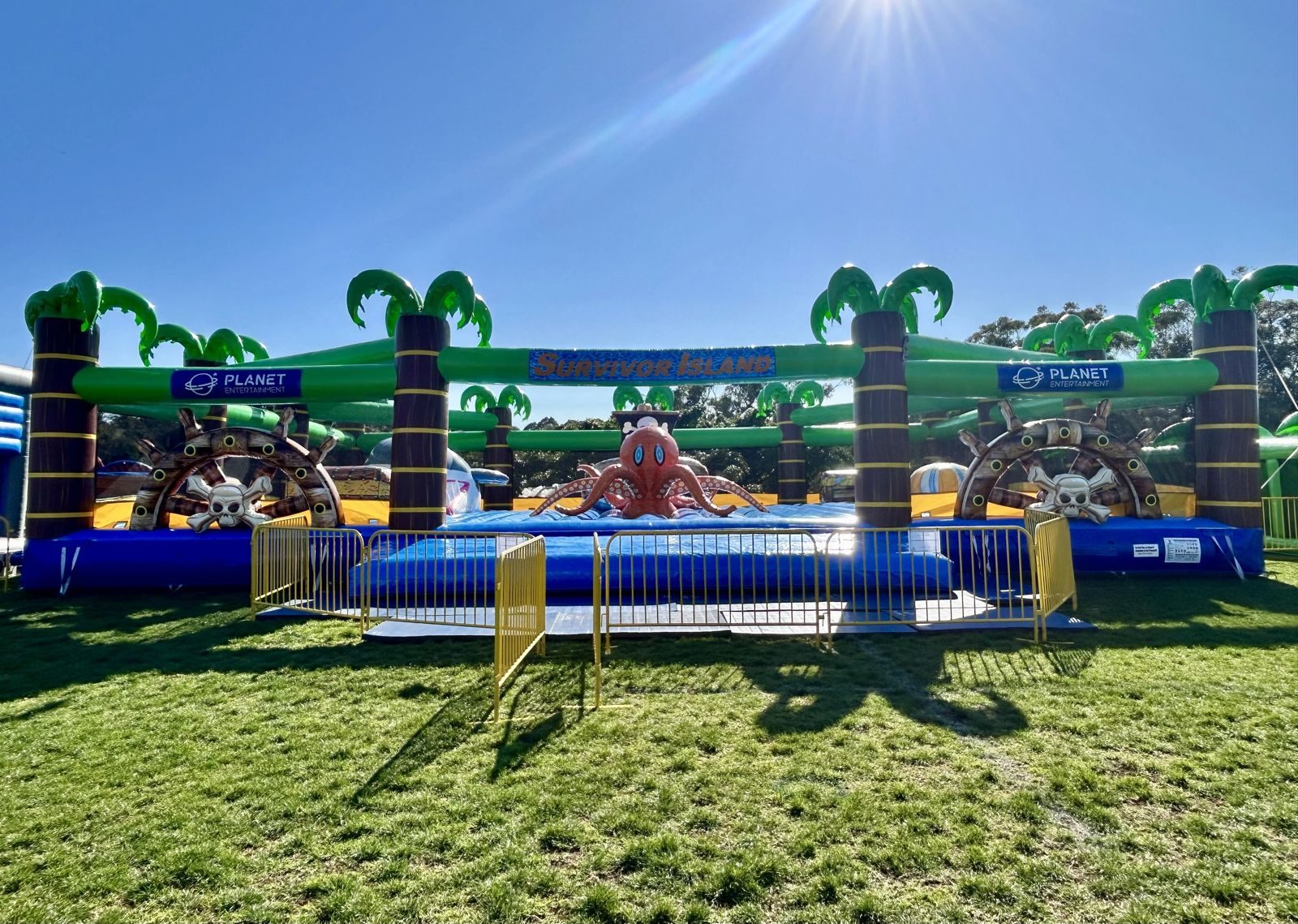 Inflatable obstacle course